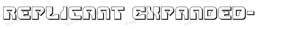Replicant Expanded字体转换
